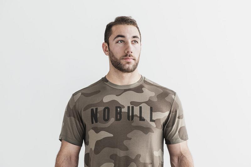 Men\'s Nobull Tee (CAMO) Tanks Camo | SG I2541L